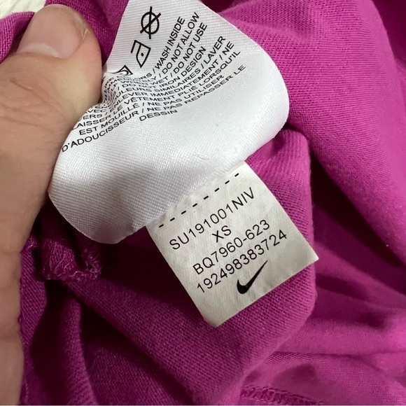 NIKE pink long short sleeve shirt dress Size XS - Picture 9 of 13